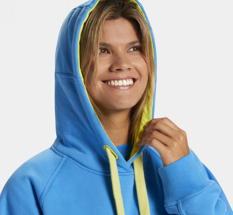 Sudadera Con Capucha Hoka One One Mujer - Bondi - Azules - QVI861349